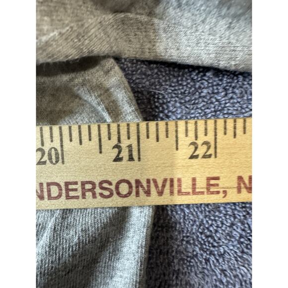 Nike Long Sleeve Shirt Mens L Gray Mock Neck Swoosh Embroidered Vtg 90s USA Knit - Picture 6 of 7